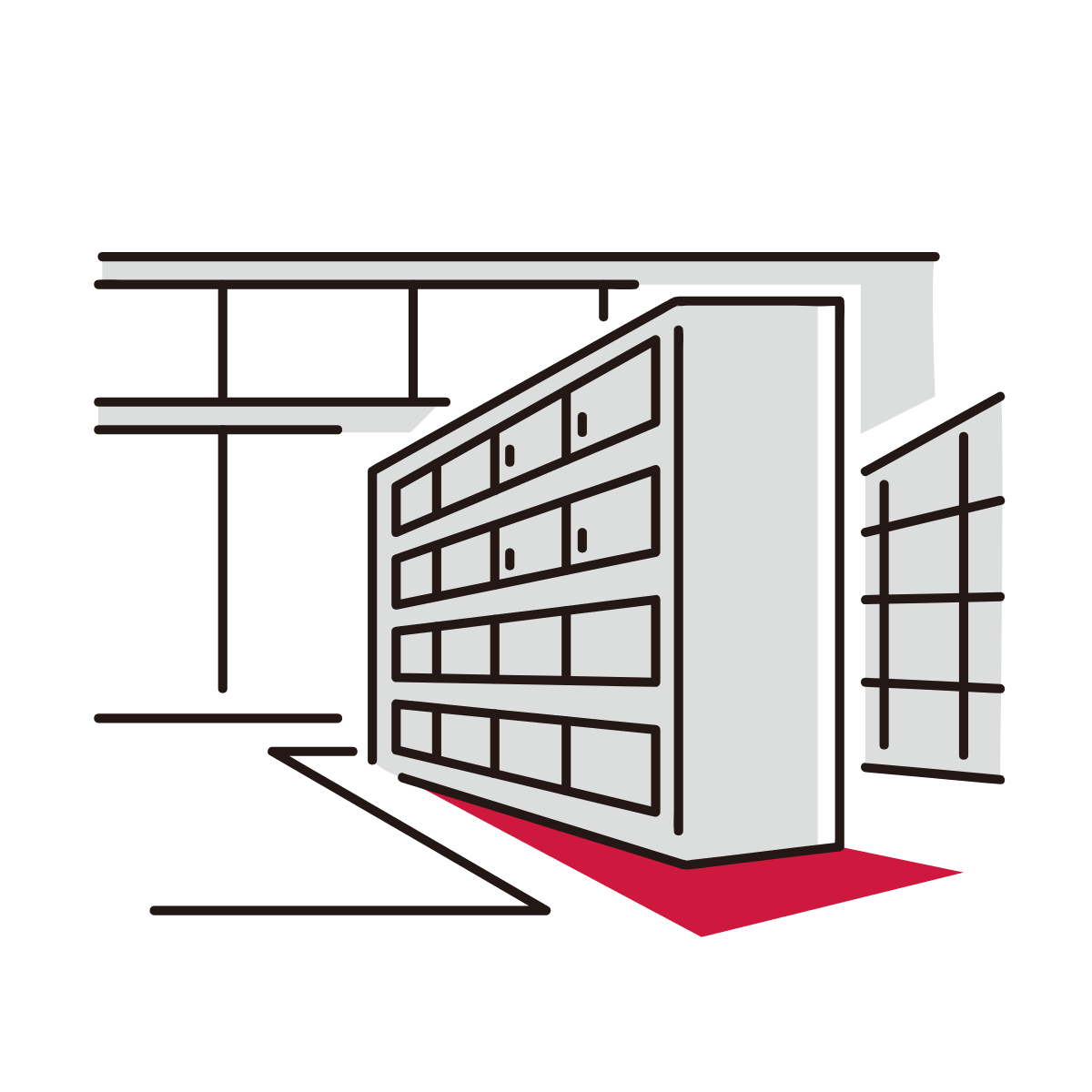保管サービスのイラスト